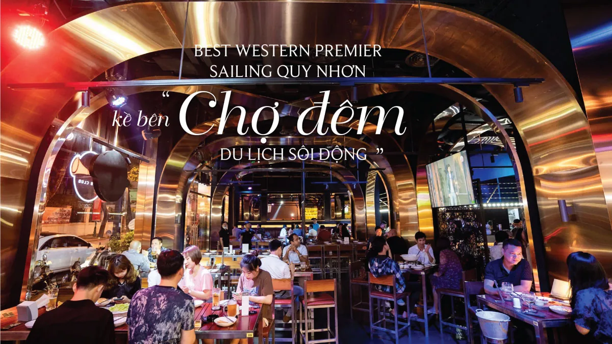 Chợ đêm du lịch sôi động cạnh dự án