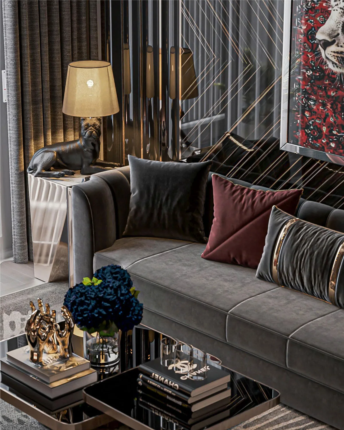 Sofa phòng khách nhà mẫu