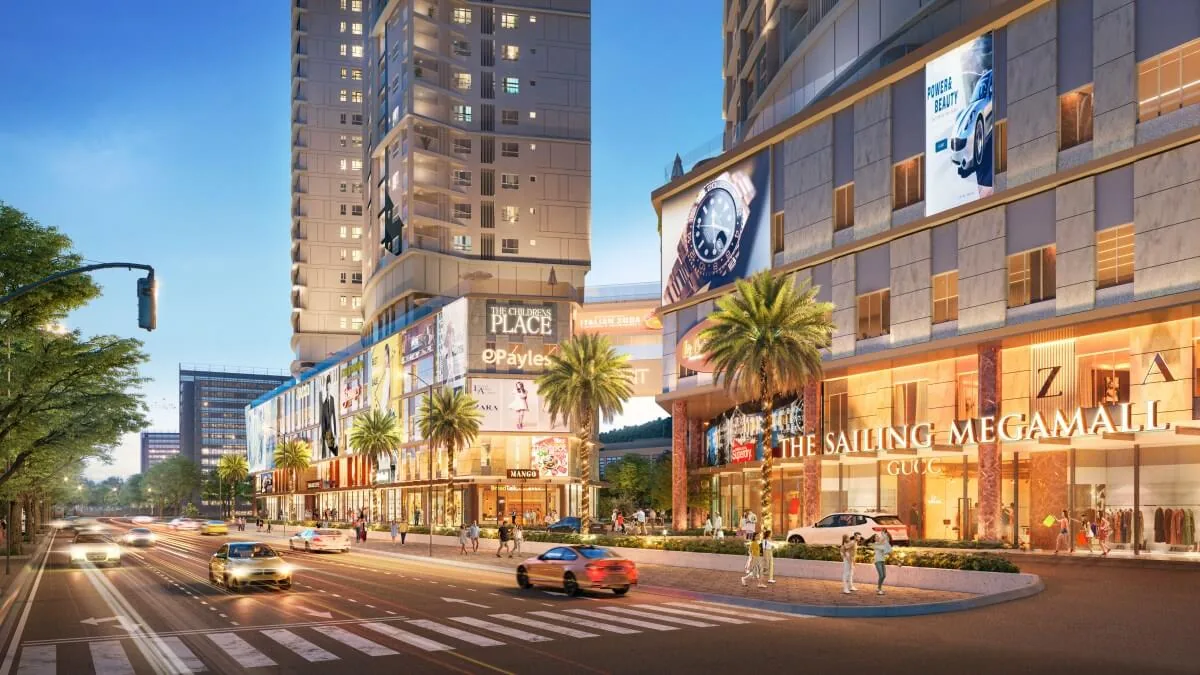 Trung tâm thương mại The Sailing Mega Mall 5 tầng